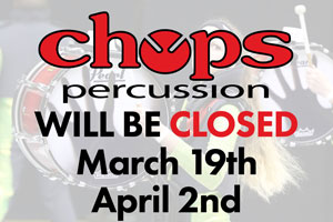 Chops closed on 3/19/16 & 4/2/16