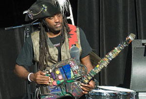 Futureman (Roy Wooten) and Jeff Coffin Clinic at Fishers High School on February 23, 2016 at 4:30pm.