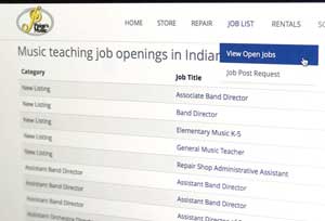 Director and instructor job openings.